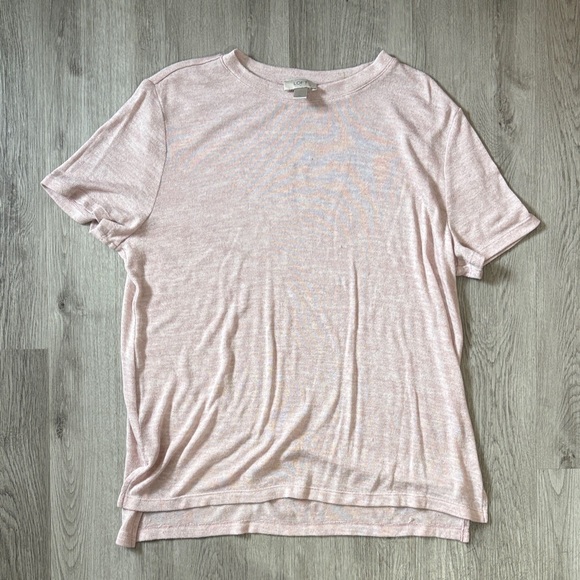 LOFT Tops - LOFT Light Pink Short Sleeve Tee